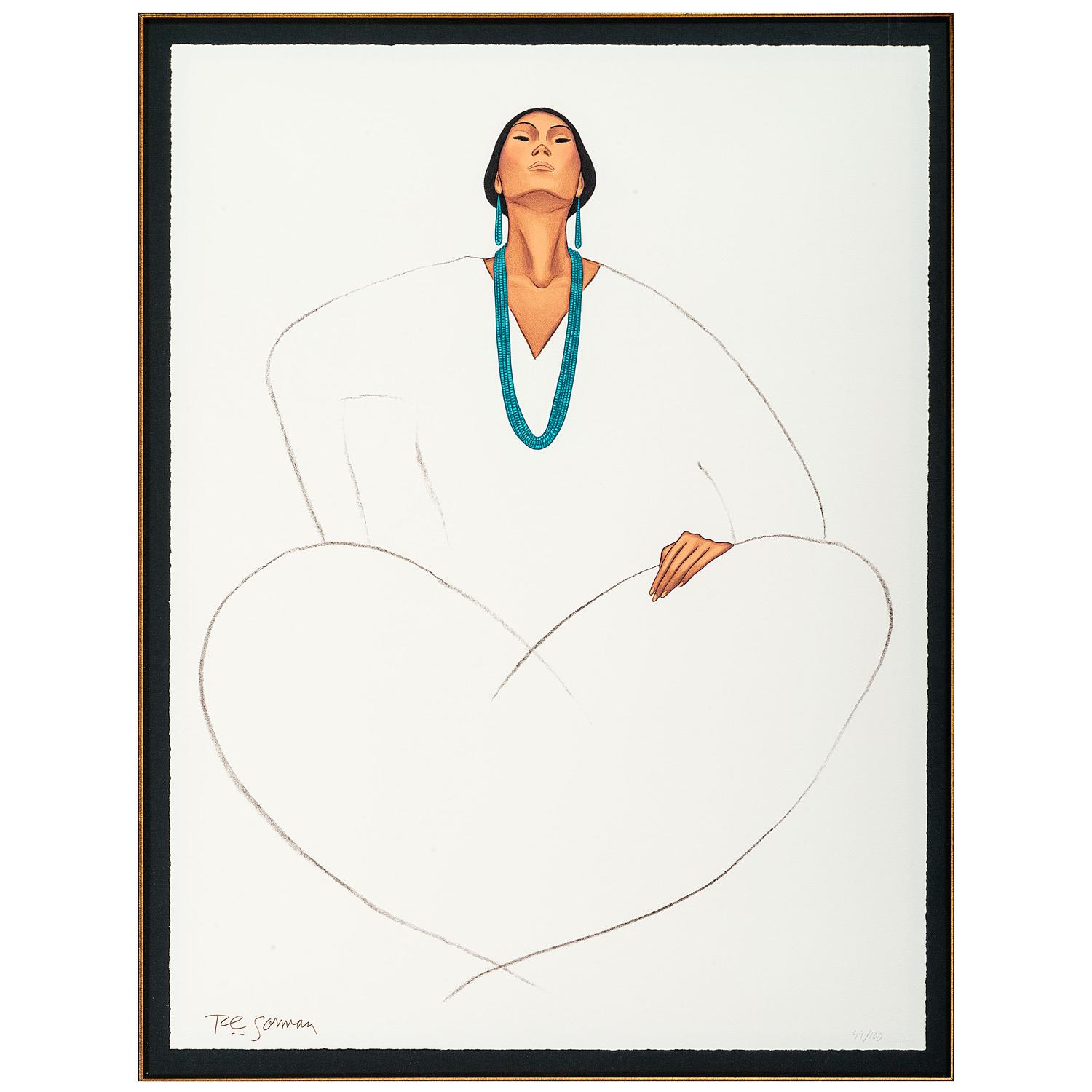 Maiden with Turquoise Necklace