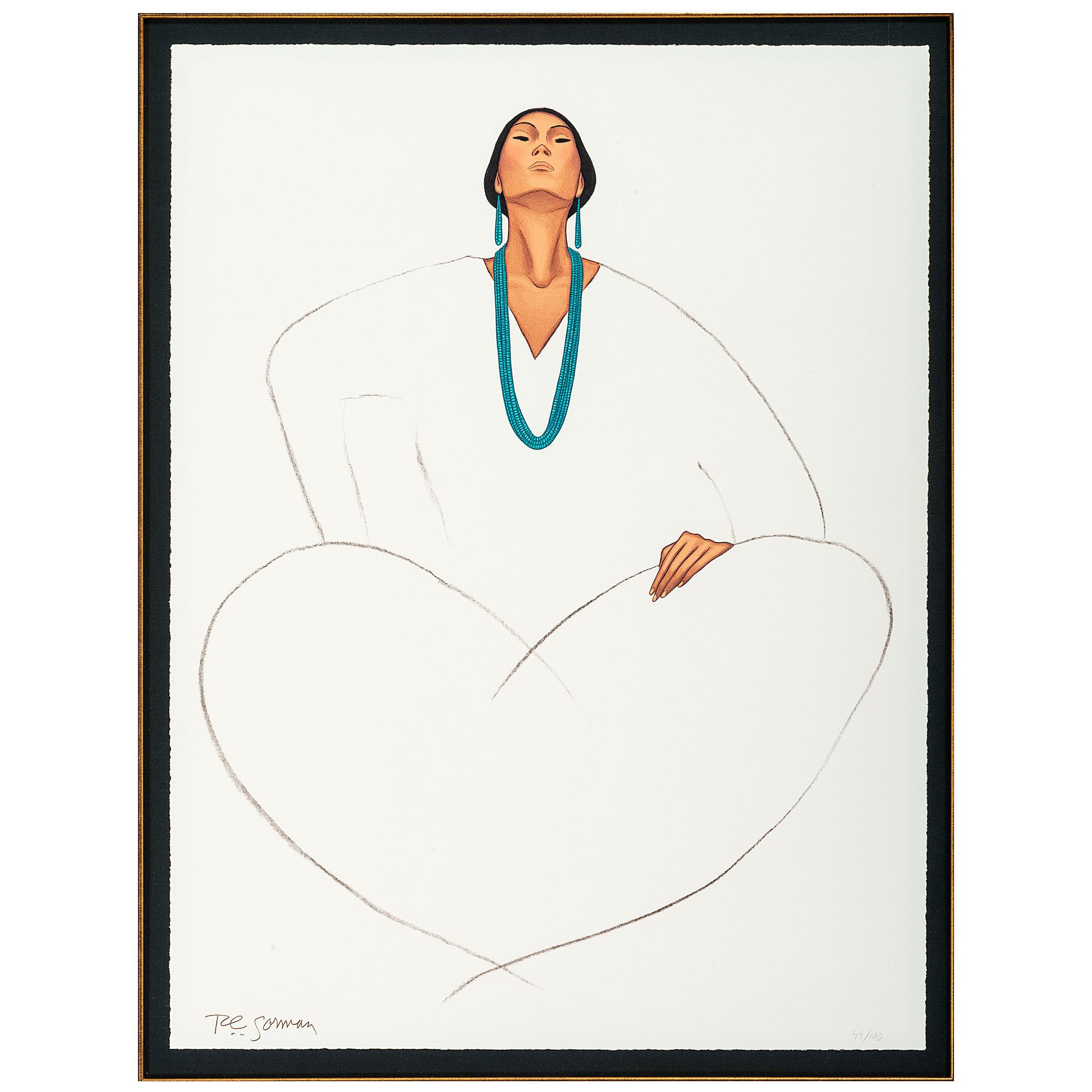 Maiden with Turquoise Necklace