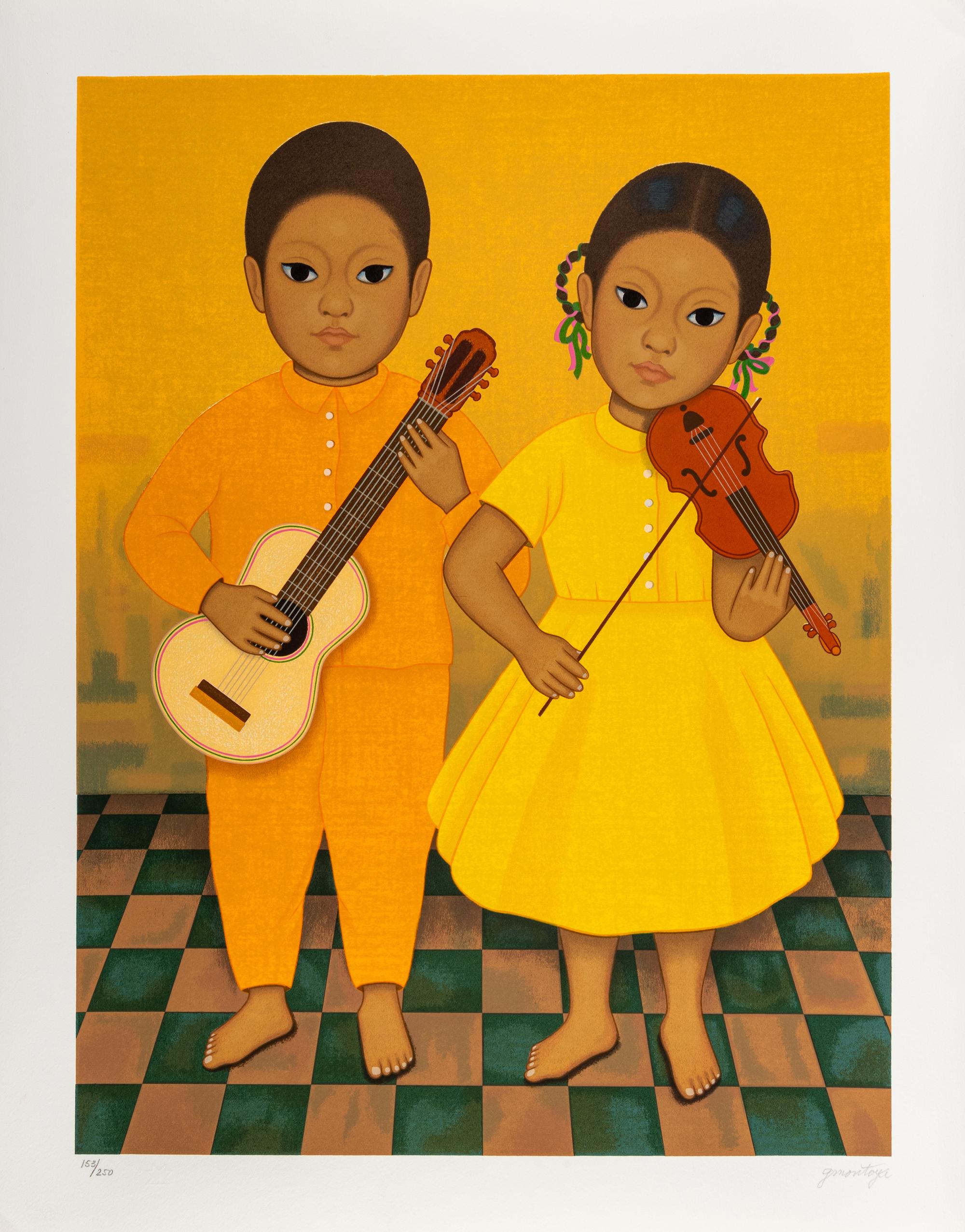Músicos and Muñeca (a pair of prints from the Niños Mexicanos series)