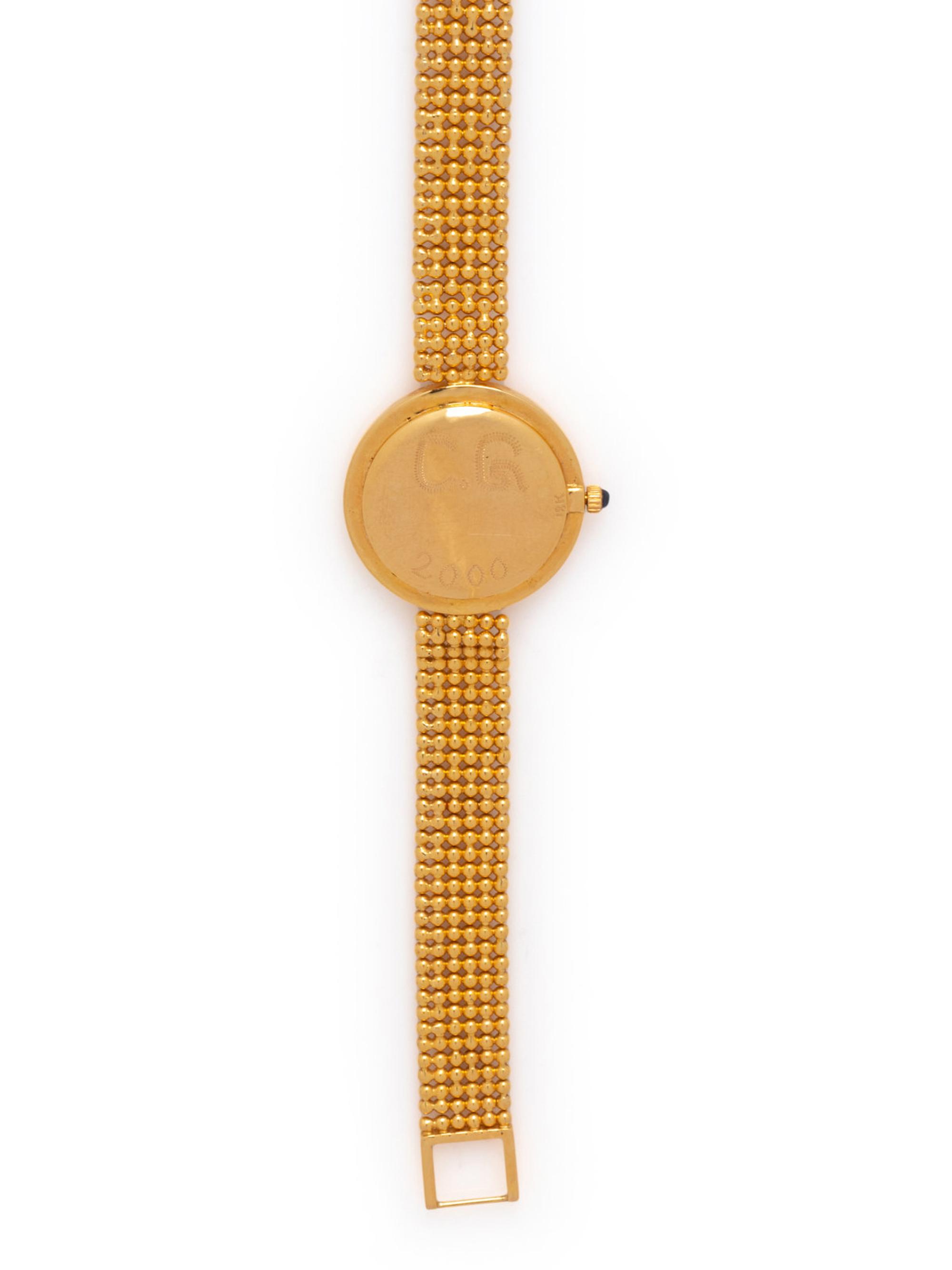18K YELLOW GOLD WRISTWATCH