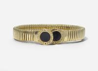 An 18K Yellow Gold Bvlgari Tubogas Bracelet
