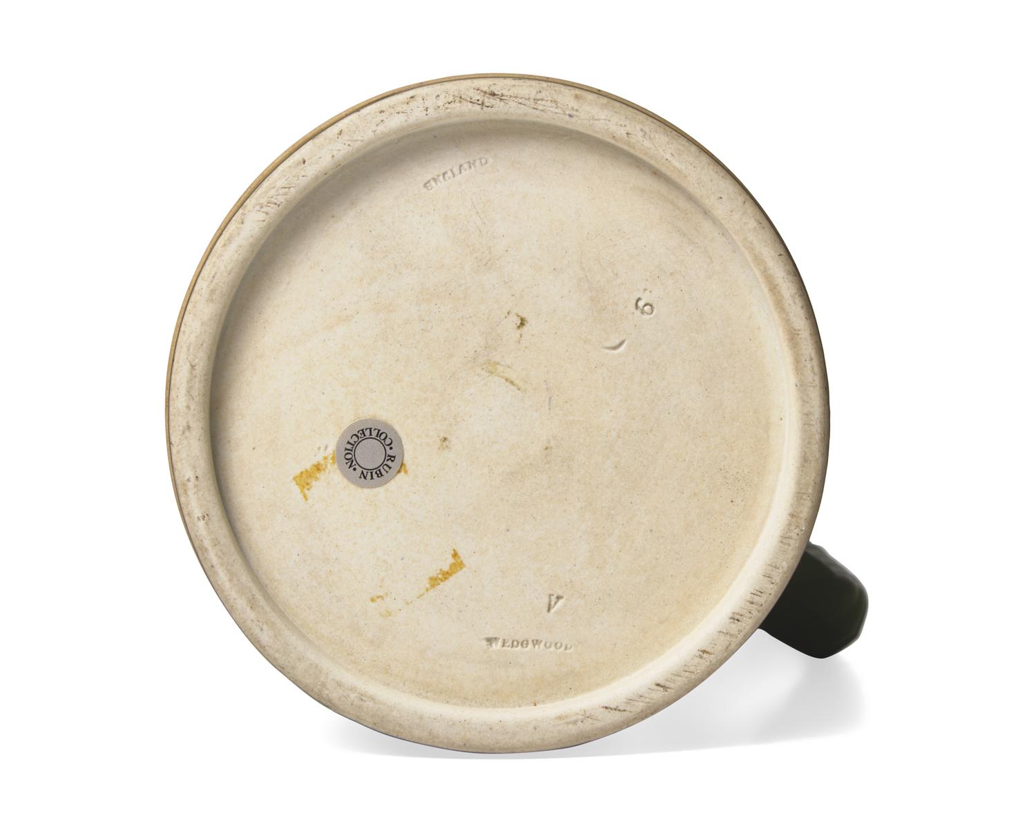 A Wedgwood Green Jasperware Water Pitcher