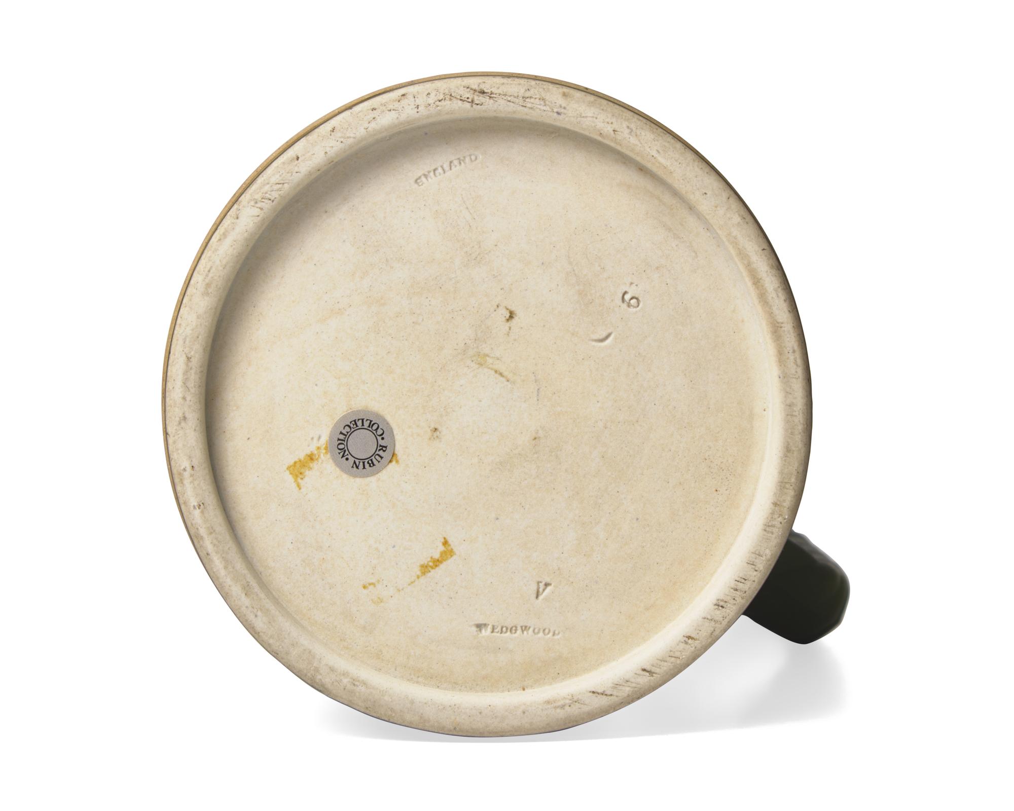 A Wedgwood Green Jasperware Water Pitcher