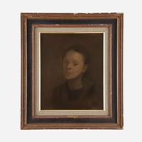 Eugène Carrière (French, 1849–1906) Portrait de Jeune Fille