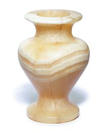 An Egyptian Banded Alabaster Kohl Pot