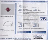 A Fine Platinum, Star Ruby and Diamond Ring, 2.90 dwts.