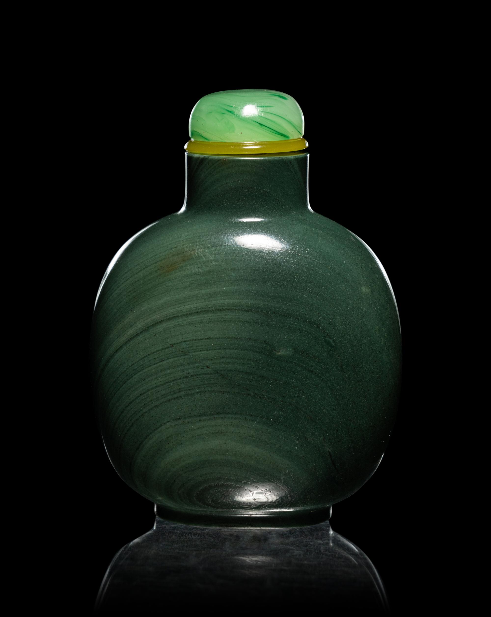 Three Hardstone Snuff Bottles