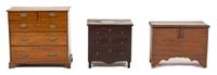 Three American Salesman's Sample Chests Height of largest 16 3/4 inches. — 19TH CENTURY