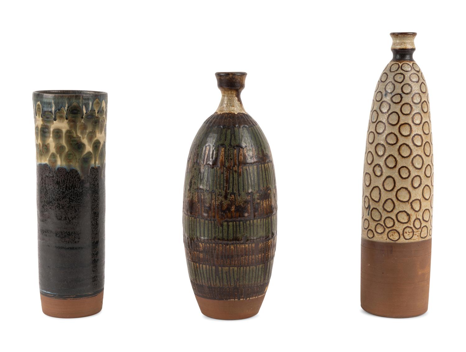 Collection of Three Vases, 1960