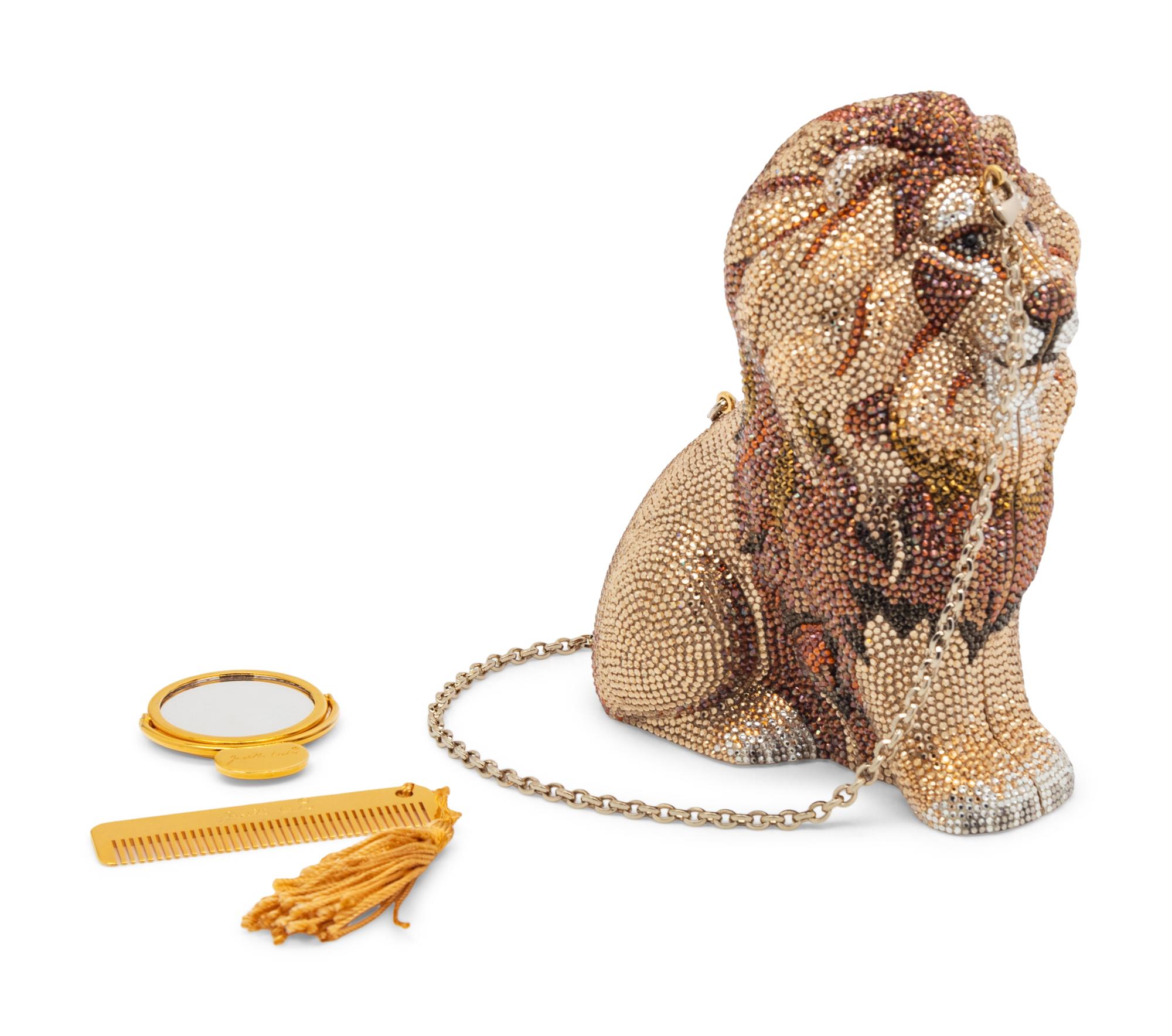 Judith Leiber Lion Miniaudière