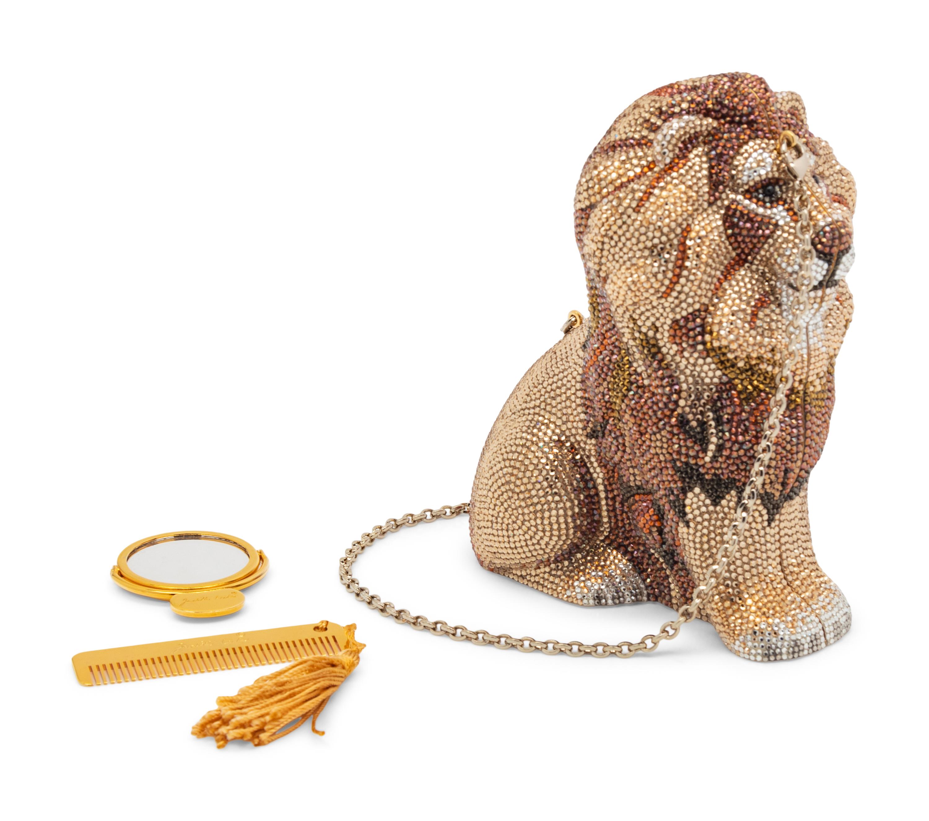 Judith Leiber Lion Miniaudière