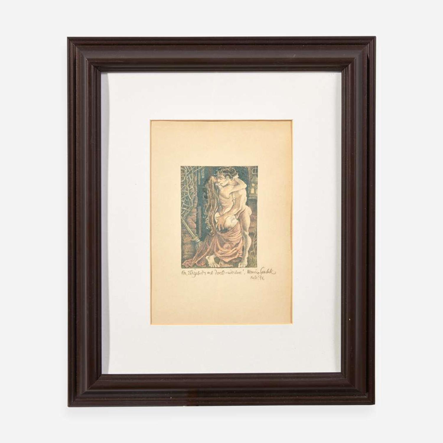 [Children's & Illustrated] Sendak, Maurice Inscribed Print