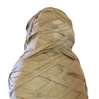An Artist-Made Fabric Mummy 20 "W x 10'' D x 72 "H — Belgium, 21st Century