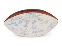 A 1984 Chicago Bears Team Signed Autograph Football from The Collection of Sports Super Agent Steve Zucker (Beckett Authentication Services Letter),