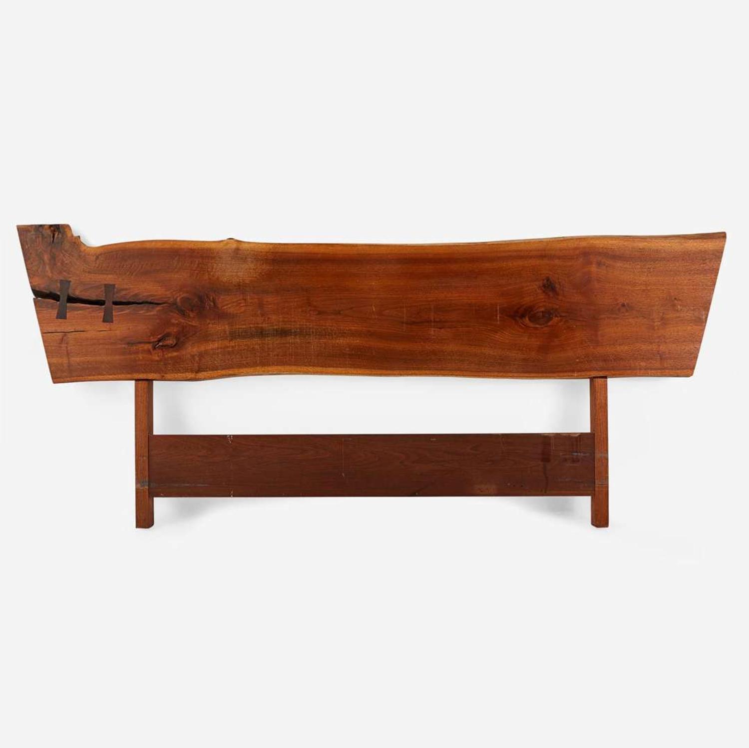 George Nakashima A Queen-Size "Plank" Headboard, New Hope, Pennsylvania, 1973