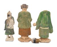 Three Chinese Pottery Figures