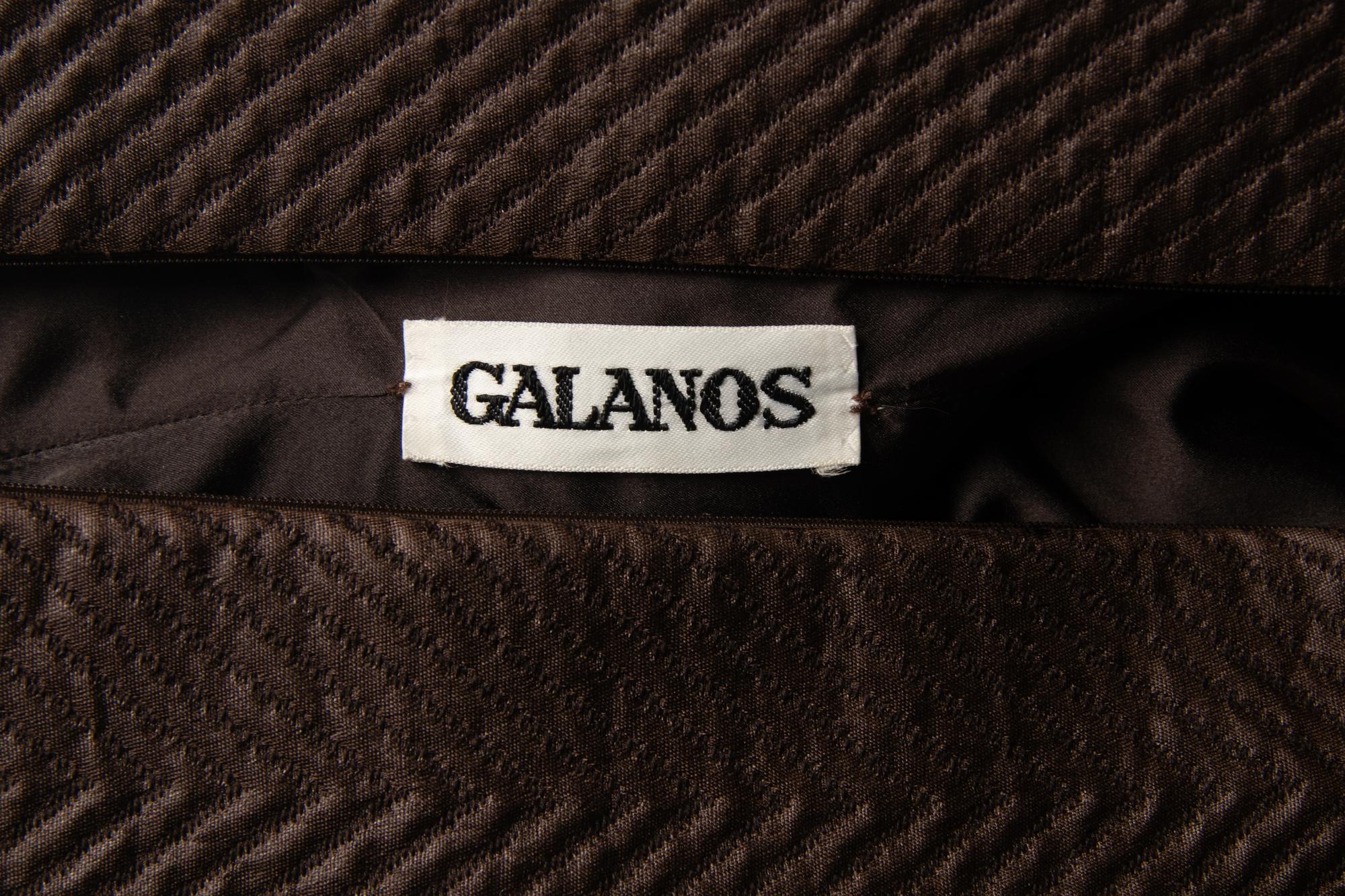 Galanos Quilted Dress