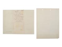 [CIVIL WAR - UNITED STATES COLORED TROOPS]. A group of 4 documents related to officers of USCT and Buffalo Soldier regiments including 2 ALsS from General Edward W. Hincks.