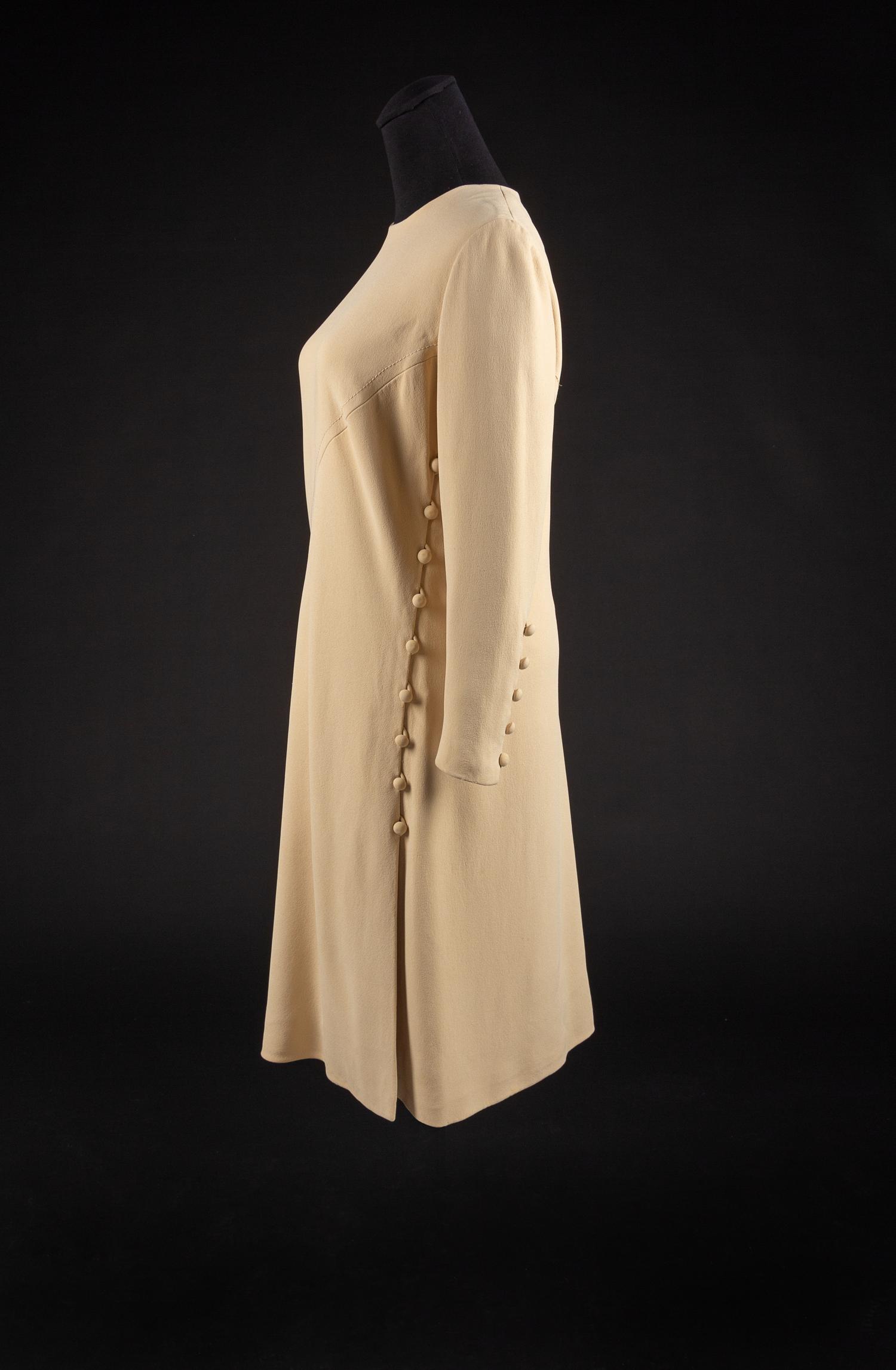 Christian Dior by Marc Bohan Haute Couture Dress, Autumn-Winter 1971 — Worn by Dame Olivia de Havilland
