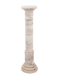 A Continental Marble Pedestal