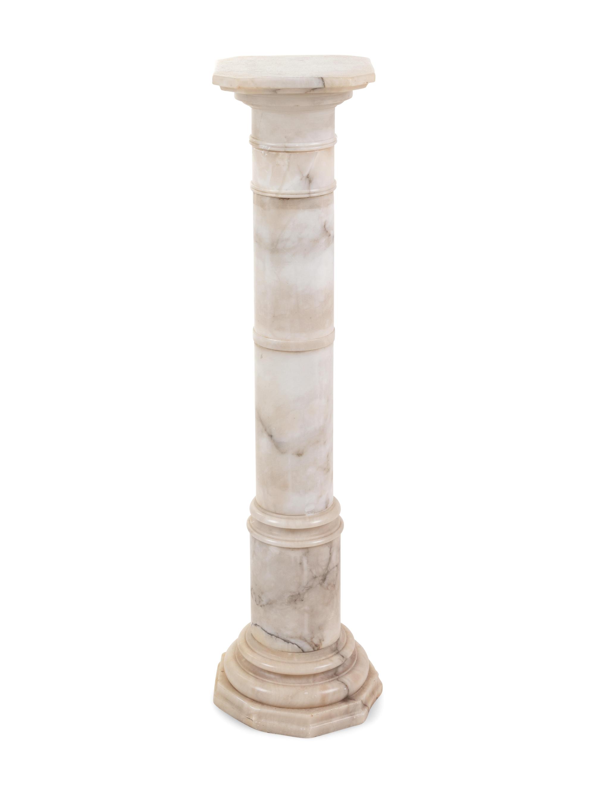 A Continental Marble Pedestal