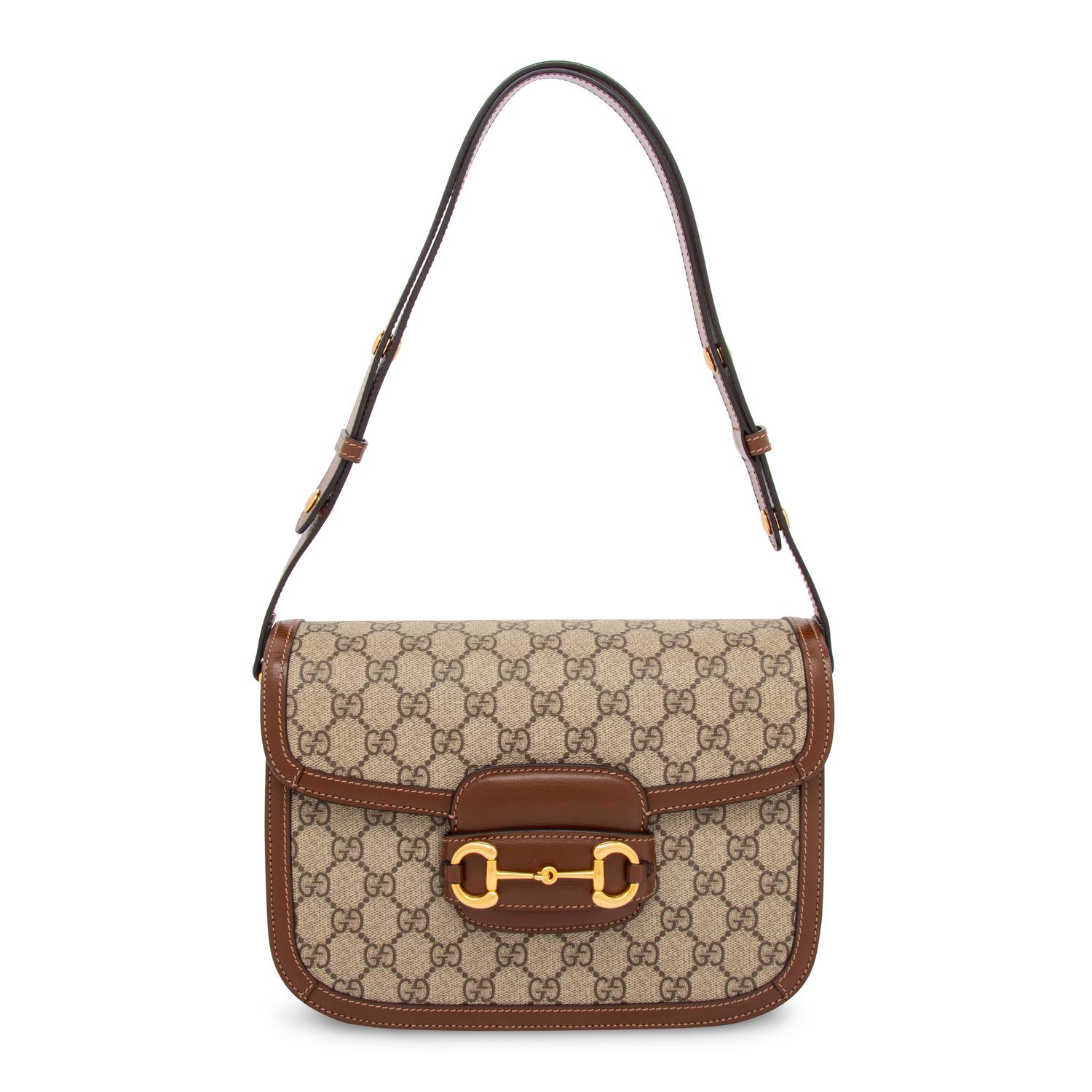GUCCI, MONOGRAM 1955 HORSEBIT BAG