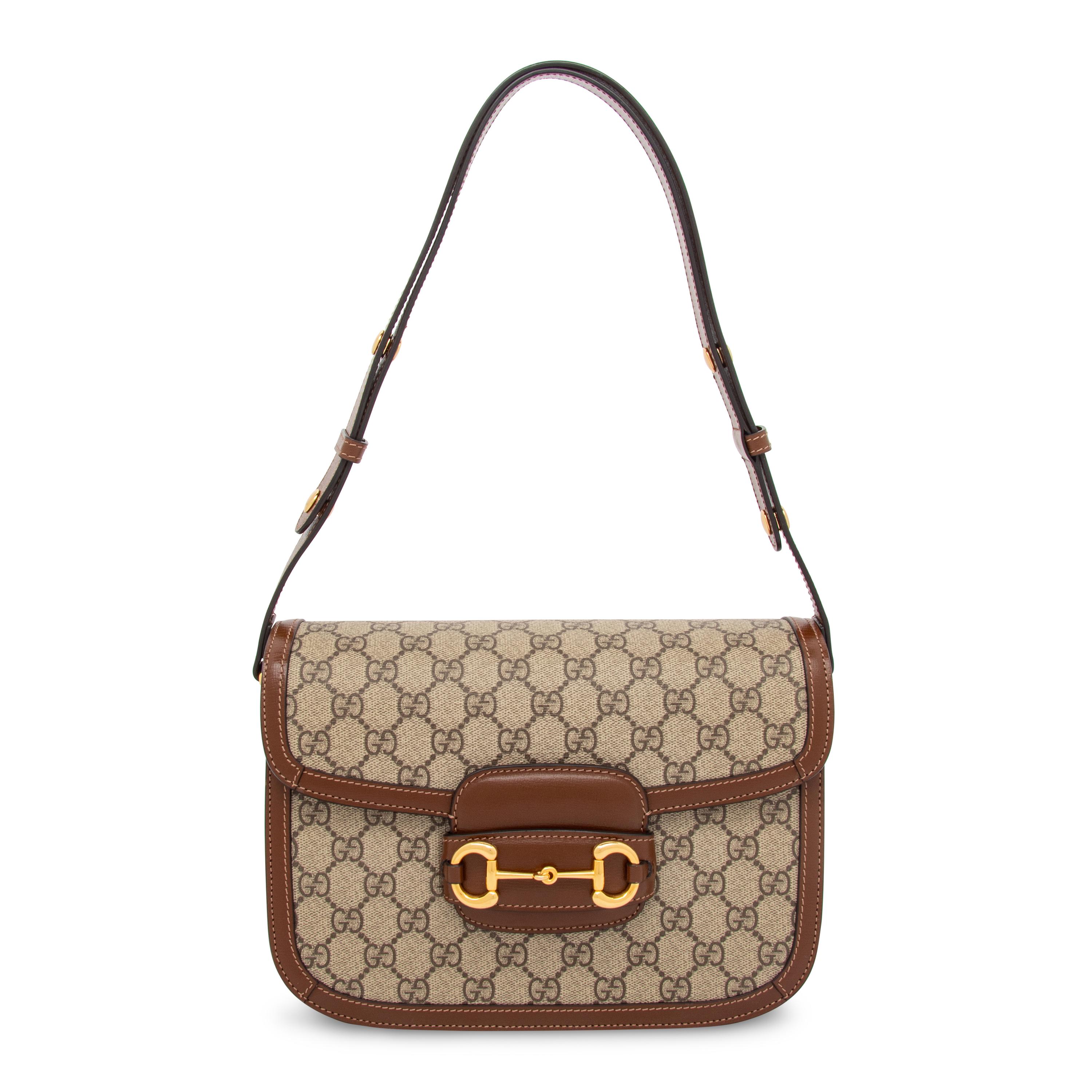 GUCCI, MONOGRAM 1955 HORSEBIT BAG