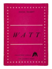 BECKETT, Samuel (1906-1989). Watt . Paris: Collected Merlin, Olympia Press, 1953.