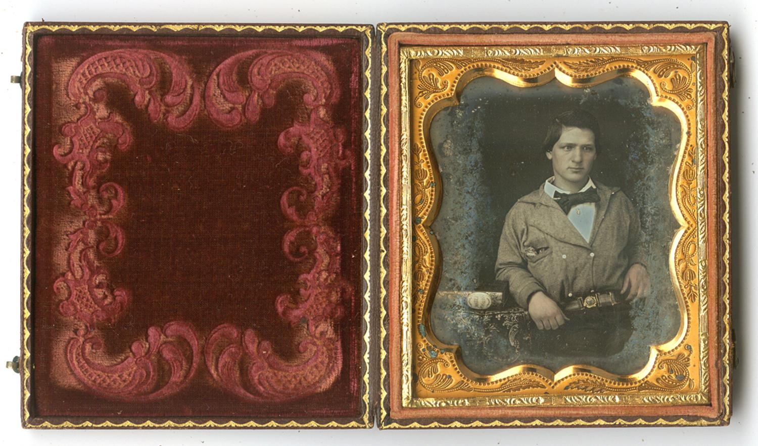 [Daguerreotype] A Goldminer with Shakespeare’s Works