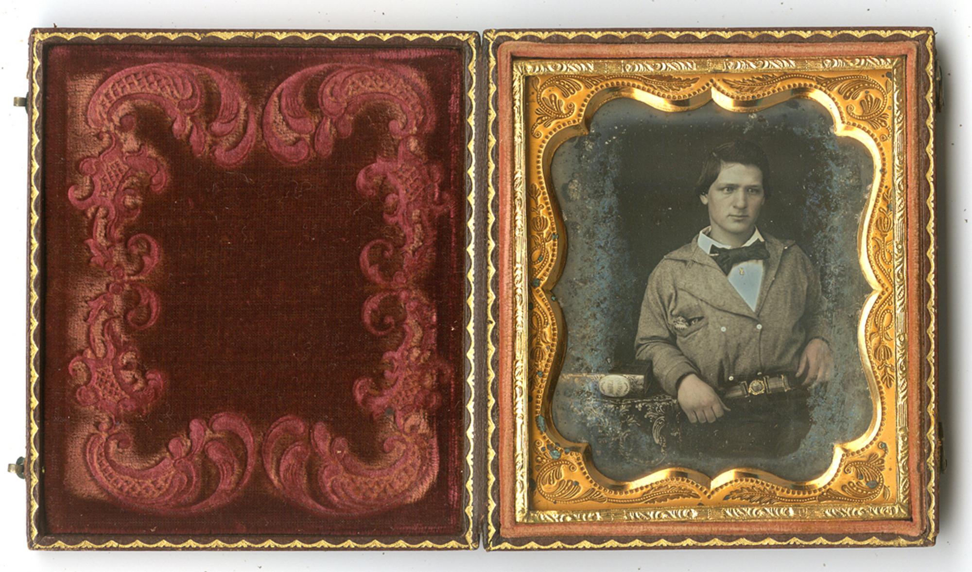 [Daguerreotype] A Goldminer with Shakespeare’s Works