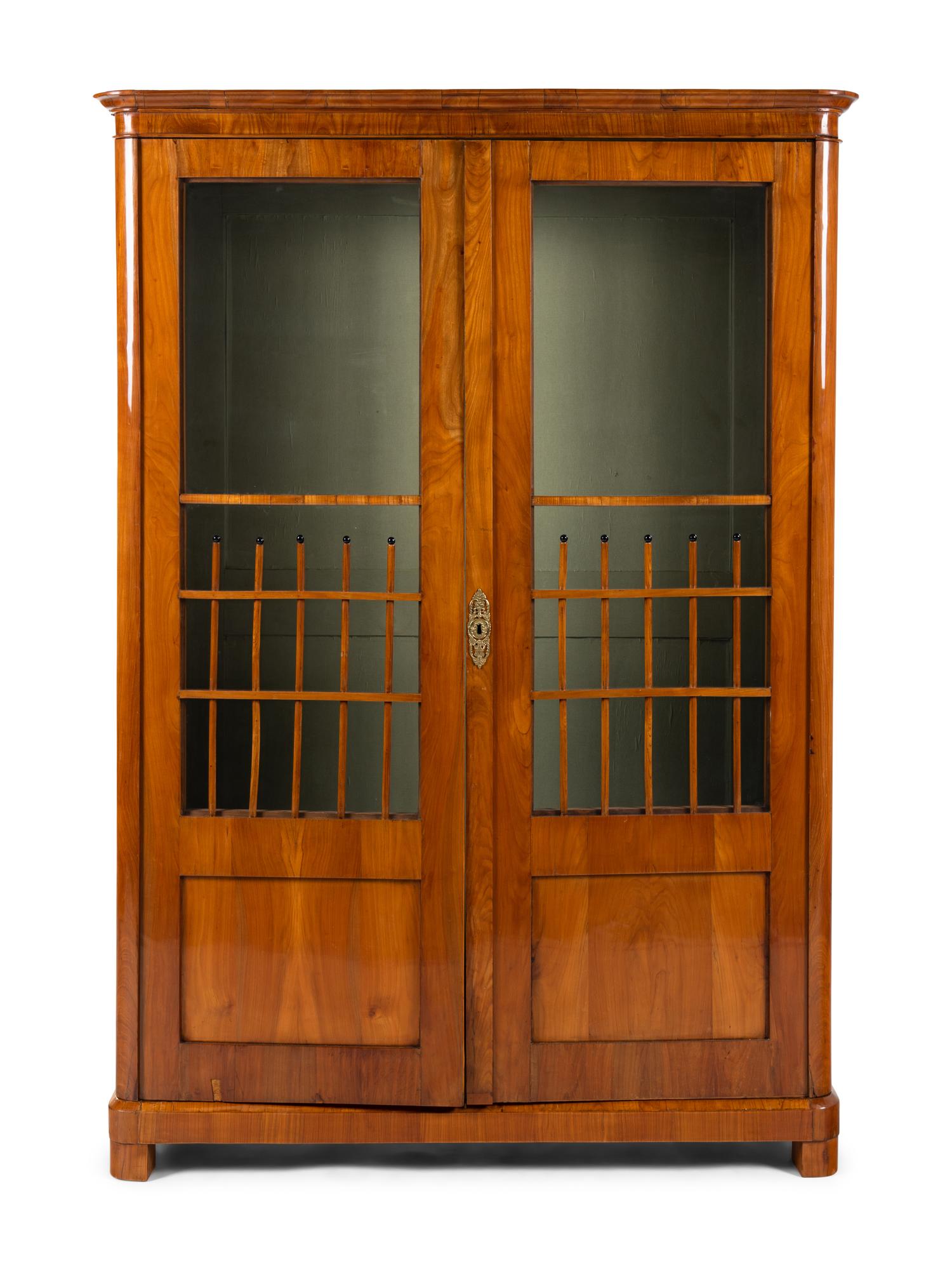A Biedermeier Cherrywood Bookcase