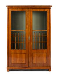 A Biedermeier Cherrywood Bookcase