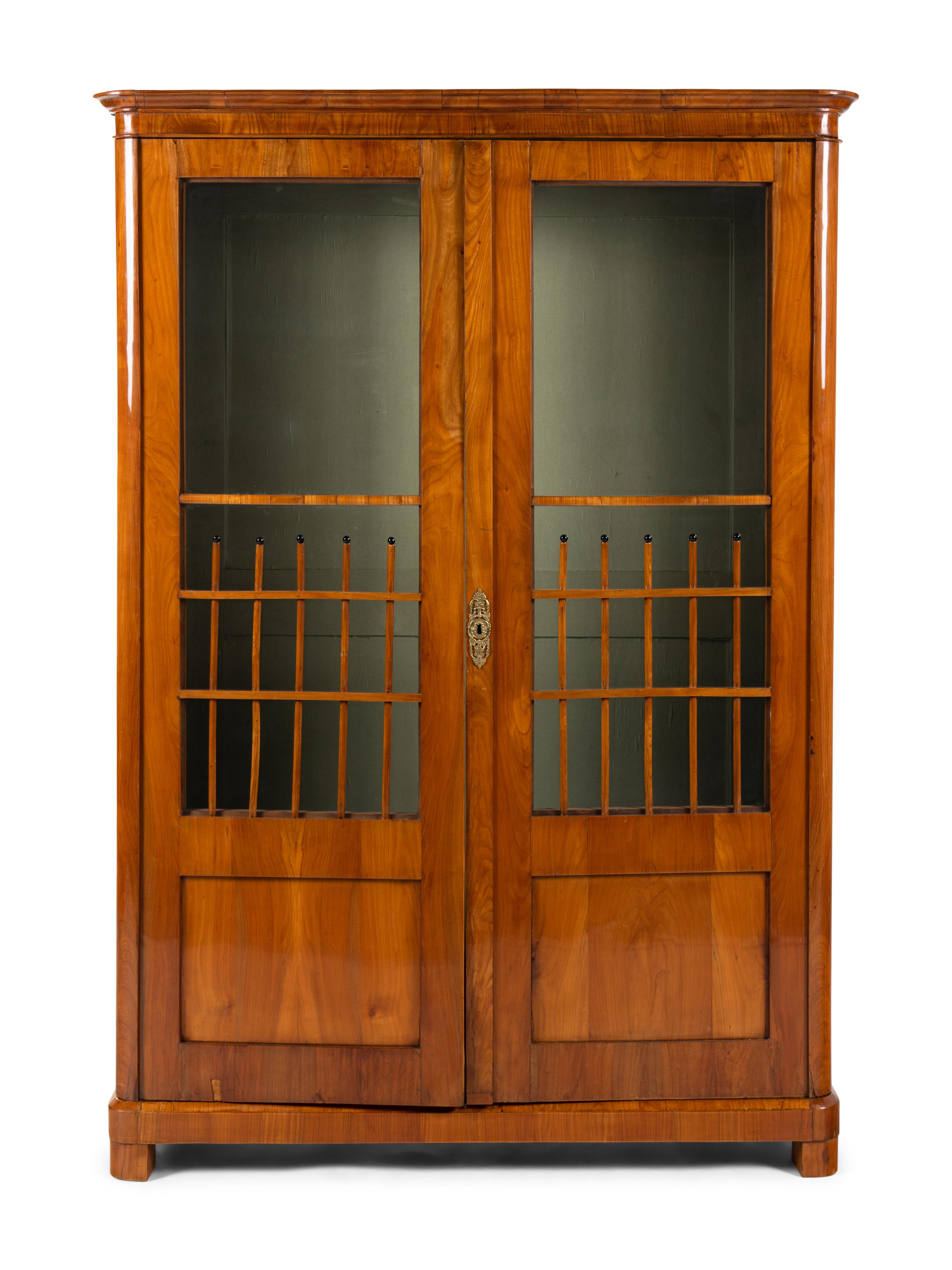 A Biedermeier Cherrywood Bookcase