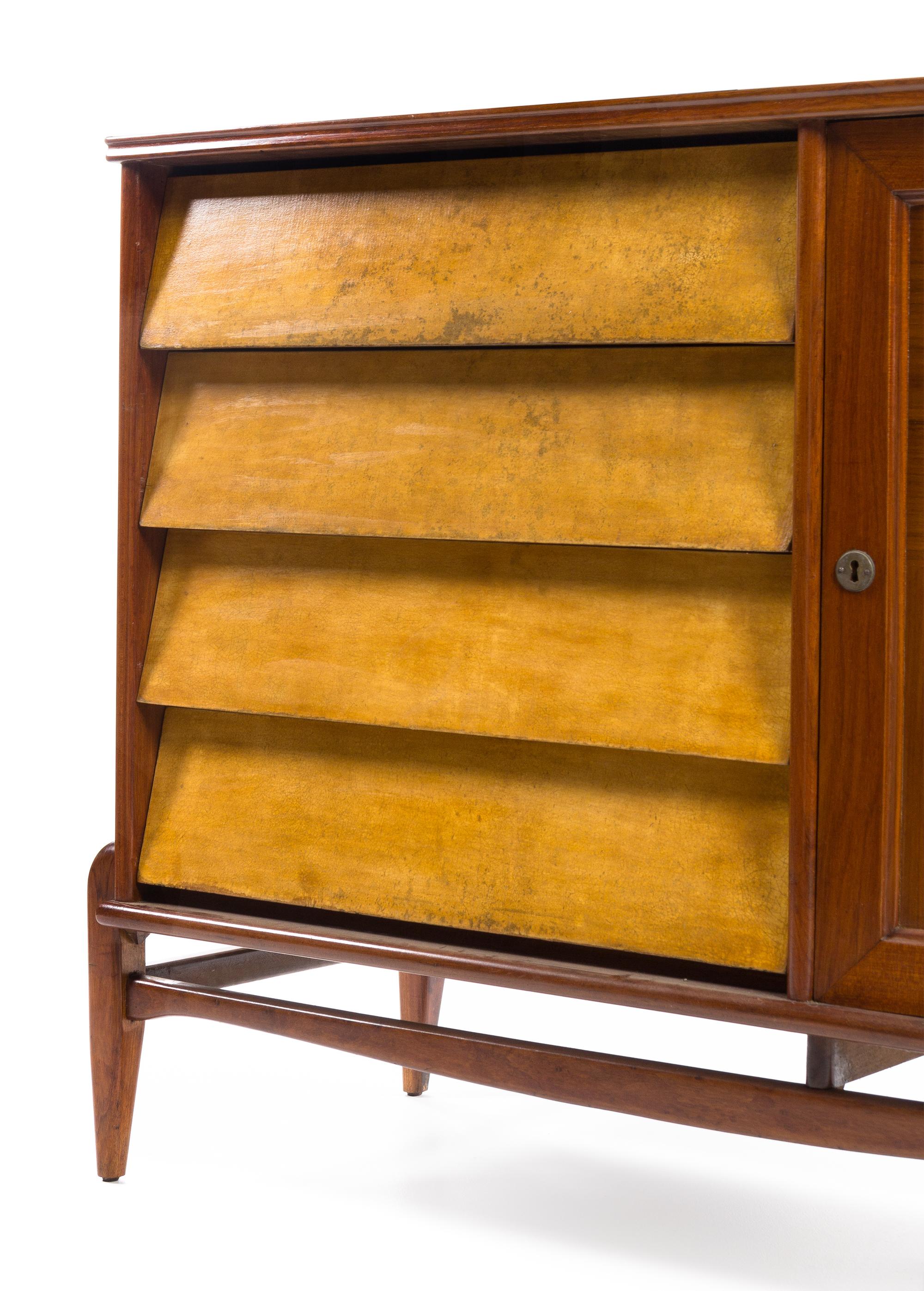 A Mid-Century Italian Walnut Sideboard — c. 1950