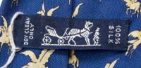 A Group of Three Hermes Silk Ties, 3.15" wide.