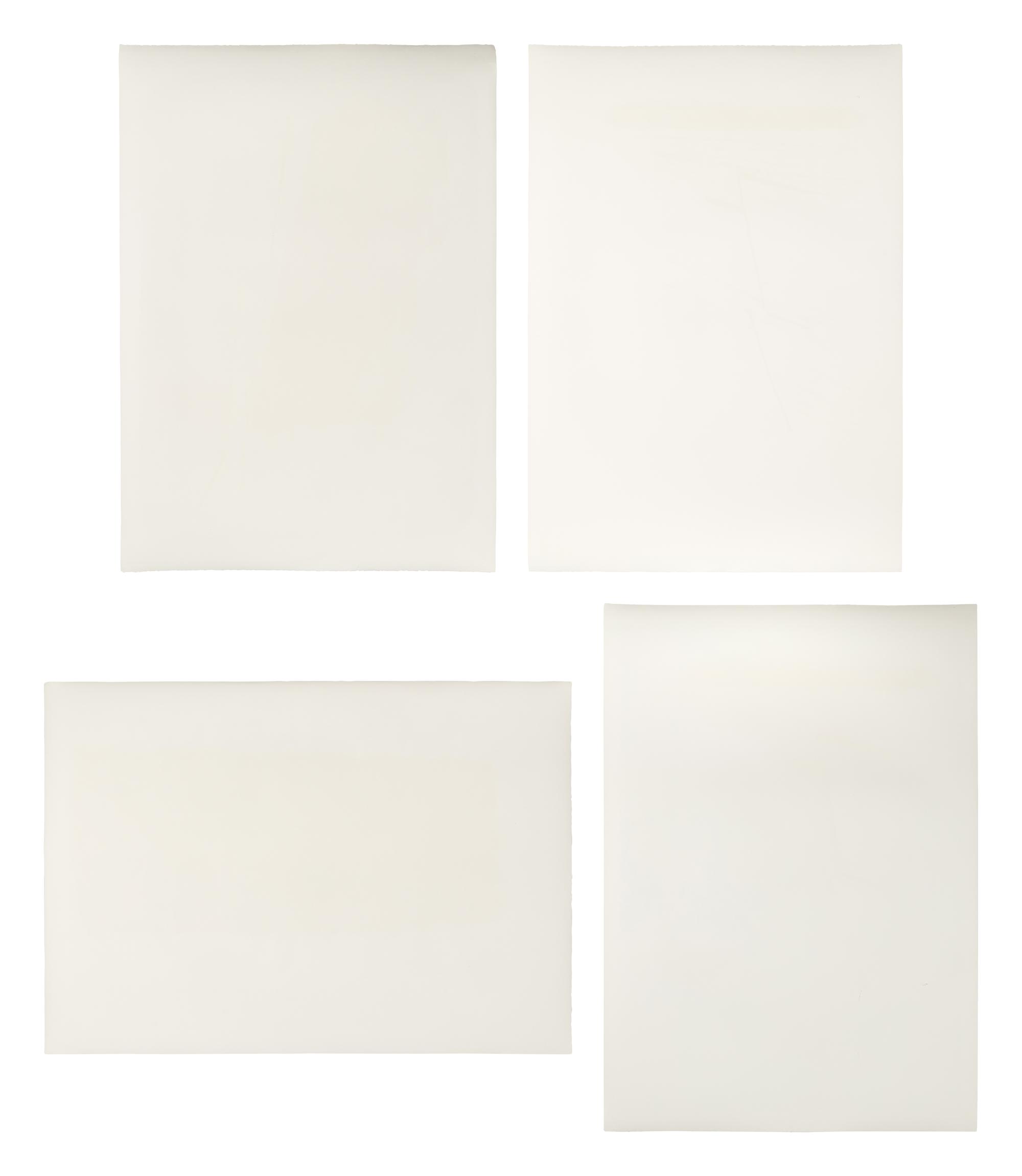Blue Rancho, Shanidar , Jivaro I, and Jivaro II (a group of four prints)