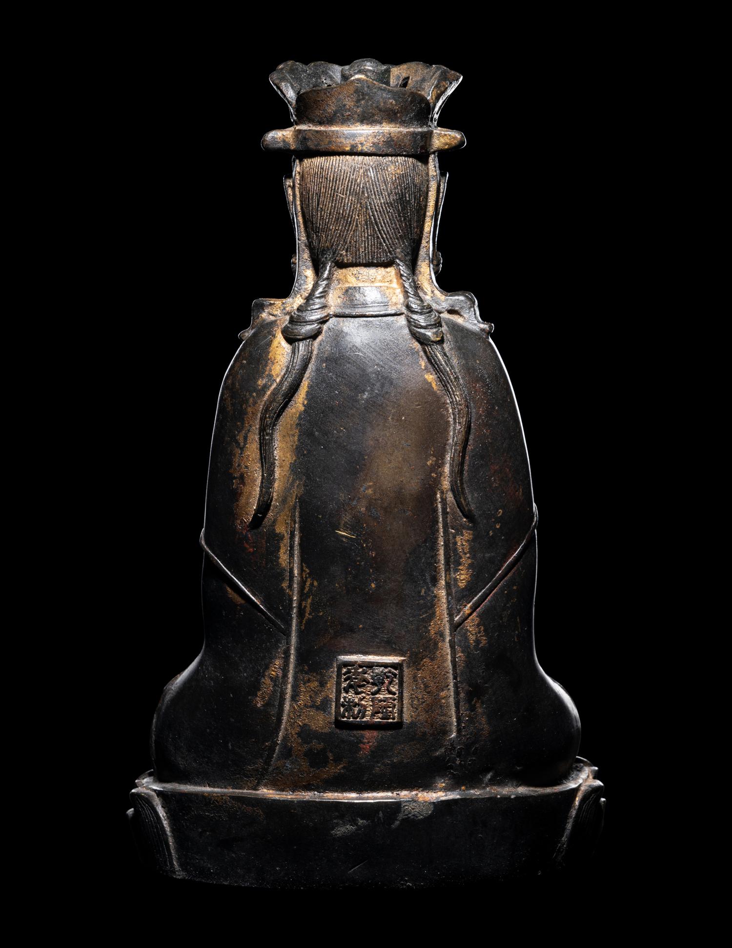 A Chinese Bronze Guanyin