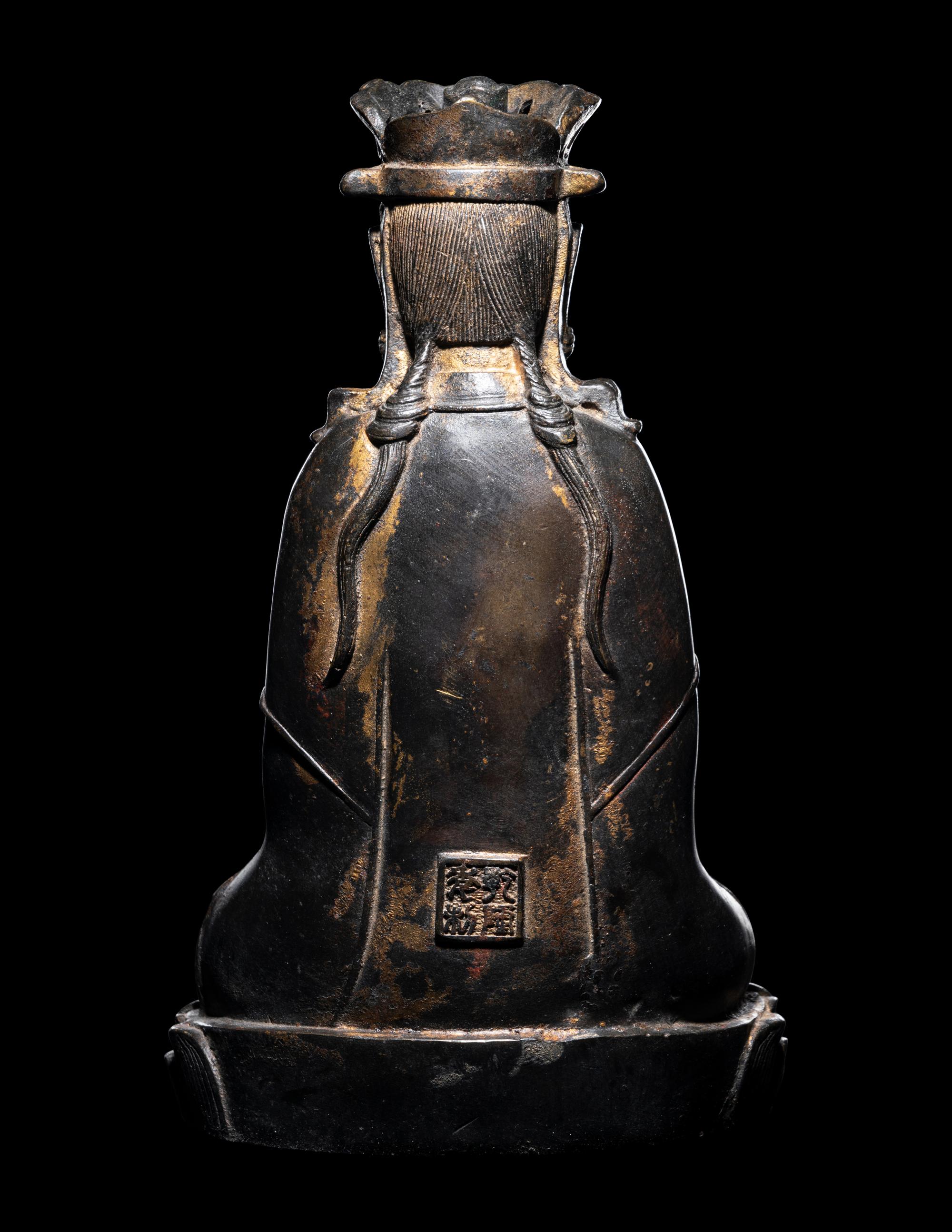 A Chinese Bronze Guanyin