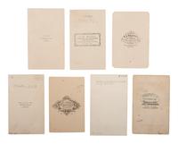 [CIVIL WAR]. A group of 7 CDVs of unidentified naval officers, comprising: