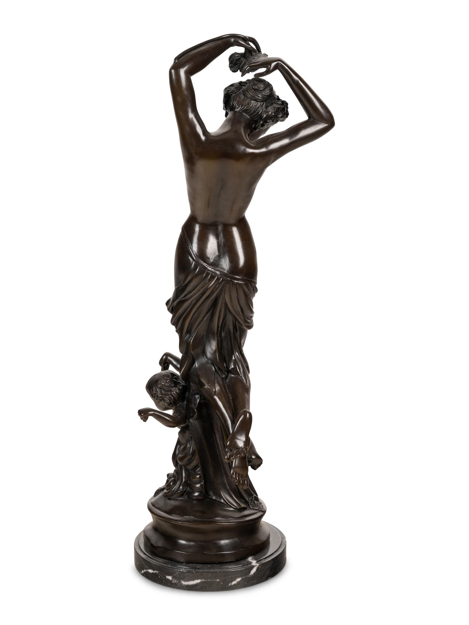A Continental Bronze Figural Group