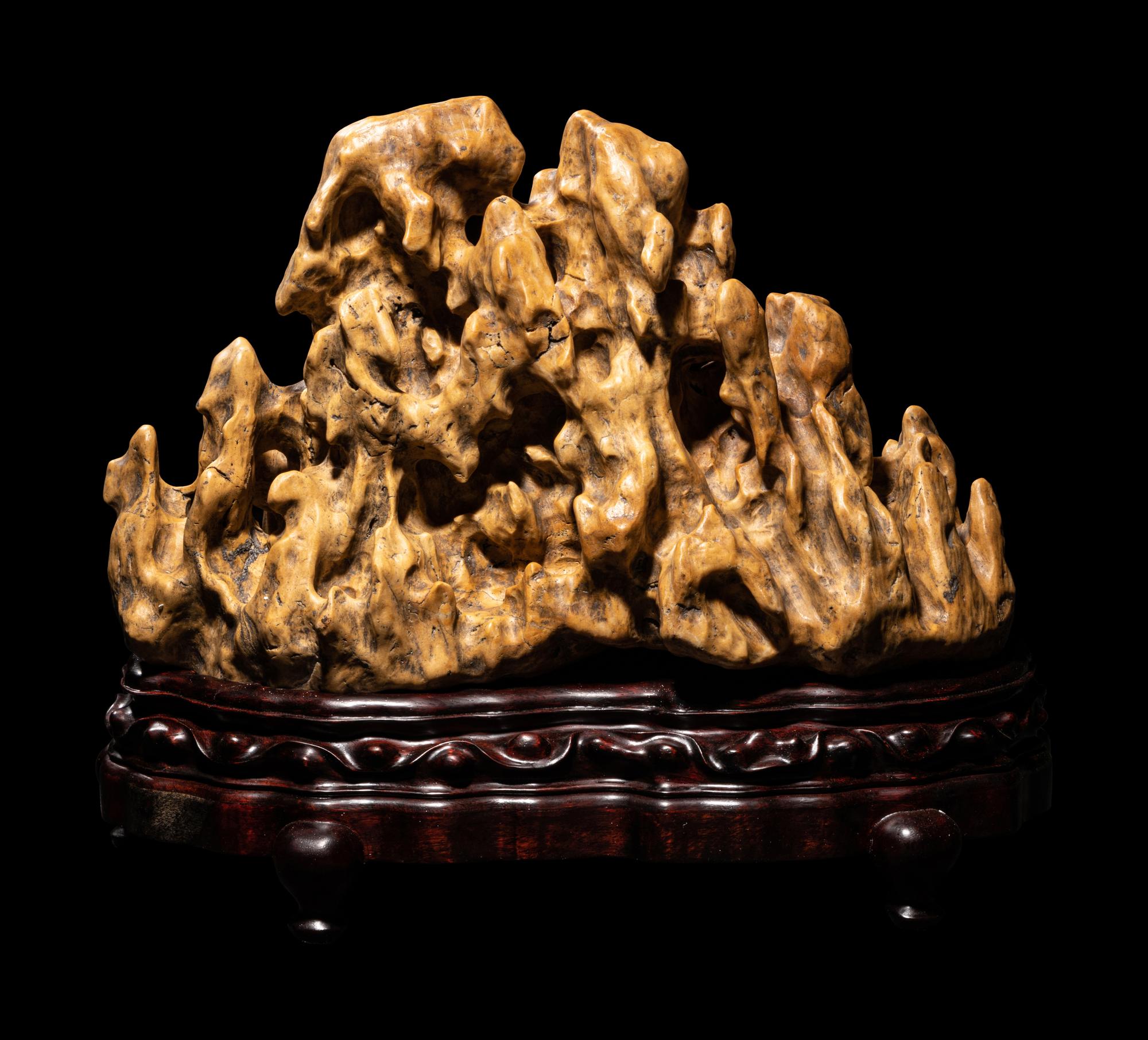 A Chinese Taihu Scholar's Rock