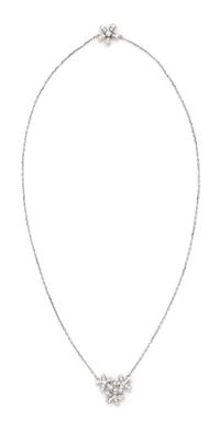 A 18 Karat White Gold and Diamond "Socrate" Necklace, Van Cleef & Arpels, 4.80 dwts.
