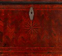 An Italian Walnut and Marquetry Bureau Cabinet