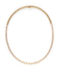 YELLOW GOLD AND DIAMOND NECKLACE