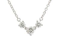 An 18 Karat White Gold and Diamond Necklace, 3.00 dwts.