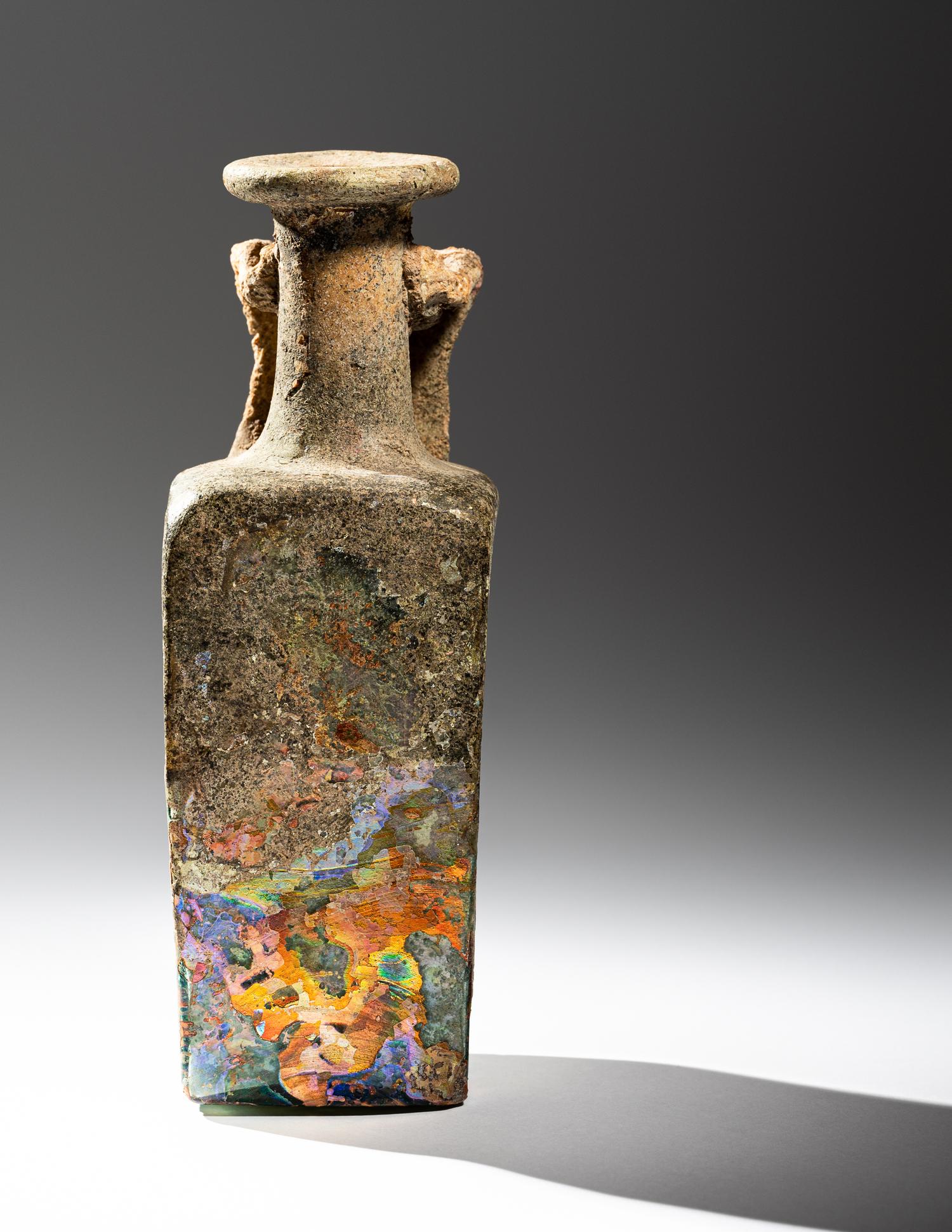 A Byzantine Green Glass Jug
