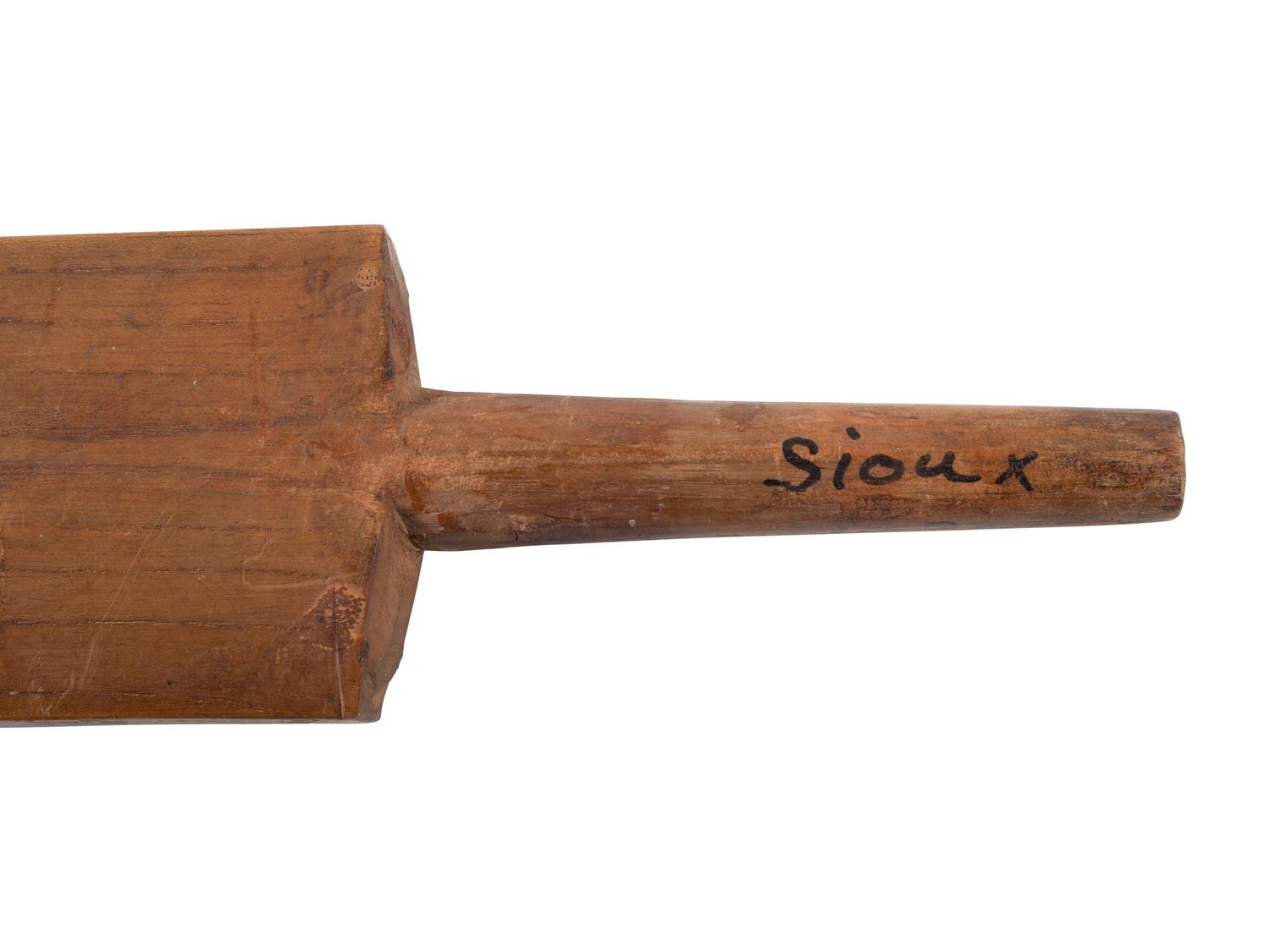 Sioux Beaded Hide Tobacco Bag, with Quilled Pipe Stem and Catlinite Bowl