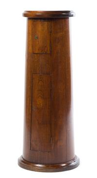 An American Oak Pedestal Height 41 1/2 inches.
