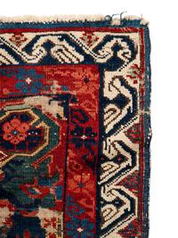 A Zeychour Kuba St. Andrew's Cross Wool Rug