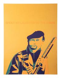 [BLACK PANTHER PARTY]. ROTH, J., artist. Shout My Laughter to the Stars . Poster Factory, 1972.